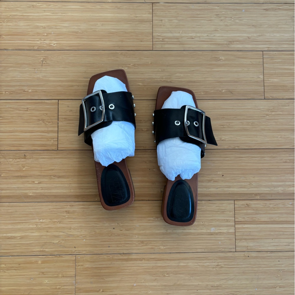 Zara buckle sandals